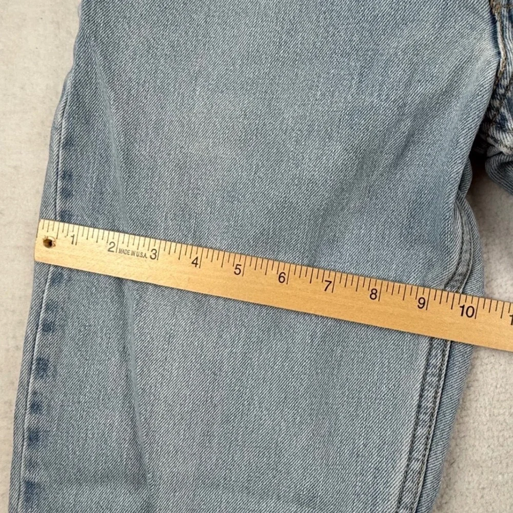 Levis 550 Mens Relaxed Fit Tapered Leg Light Wash Jeans Blue 31x30